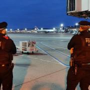Police at Gatwick Airport
