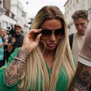 Katie Price at Crawley Magistrates’ Court