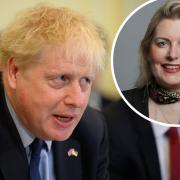 Mid Sussex MP Mims Davies, inset, has resigned from her role as employment minister and called on Prime Minister Boris Johnson to stand down