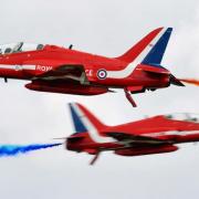 Here's where you can see the Red Arrows