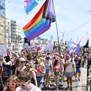 Hundreds marched through the city for the return of Trans Pride Brighton's annual parade