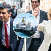 Rishi Sunak and Liz Truss will be at a hustings in Eastbourne next month