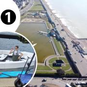 Greg James has been trying to collect all 20 giant jigsaw pieces to win back his presenting duties on BBC Radio 1: credit - Friends of Hove Lagoon