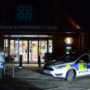 Three men burgled the Co-op on Sunday night