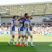 A Sussex Police officer confirmed that 'a number of incidents' were dealt with at the Amex Stadium as Albion beat Leeds United