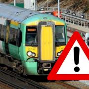 Passengers face long delays due to a fault on a train preventing services from running along a rail line