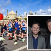 The new organisers of Brighton Marathon will not be hiring two former directors. Inset, Tom Naylor, left, and Tim Hutchings who are directors of the company