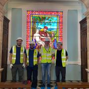Builders had to delicately deconstruct and rebuild the chapel at the Royal Sussex County Hospital in Brighton