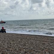 Coastguard crews have been seen off the coast of Brighton