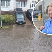 Councillor Dawn Barnett claimed the council have been 'remiss' in failing to prevent flooding along the road