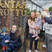 Thousands of visitors came to Santa's Grotto, including some Ukrainian families, left.