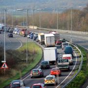 Delays of 30 minutes on A27 after crash