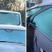 'Disgraceful' racist words etched onto cars in residential area
