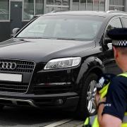 Two people have been arrested after the incident on Saturday.  File picture of Audi Q7