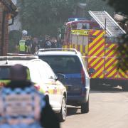 A multi-agency response to an incident in Findon