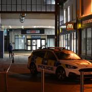 A police cordon was established around the scene following the stabbing