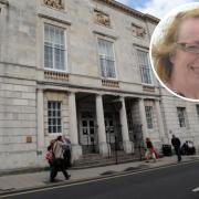 Lewes Crown Court with Sue Addis inset