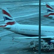 Passengers on board a British Airways flight have been delayed for several hours due to wintry conditions at Gatwick Airport