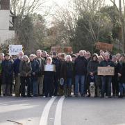 A29 protesters in Pulborough