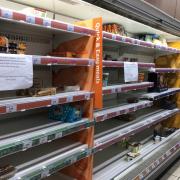 Food shortages at Sainsburys in Haywards Heath