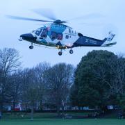 Watch: Air Ambulance takes off from field after responding to incident