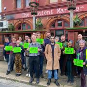 Green Party activists campaigned in an 'action day' over the weekend to get several Young Green candidates elected