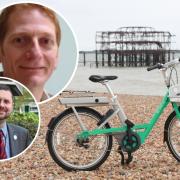 Phelim Mac Cafferty and Chris Todd have welcomed the new e-bike rental scheme