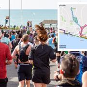 Road closures will be in place for Brighton Marathon on Sunday