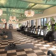 An artist's render of Brighton Beach House gym, expected to open later this year
