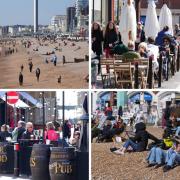 Brighton is packed ahead of the Easter bank holiday