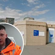 Hove's Kings Esplanade toilets are set to be reopened. Sam Kay, inset, is one of the council's toilet cleansing operatives.