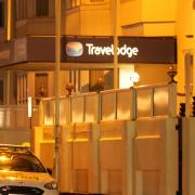 Police and ambulance crews were called to an incident at a Travelodge on Worthing seafront