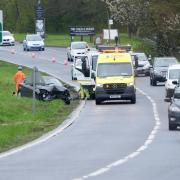 Police and Highways England crews were called to the scene of the incident