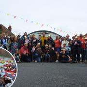 Residents of Glendor Road celebrate the King's coronation with a street party