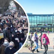 Students from the University of Brighton will protest over lecturer redundancies