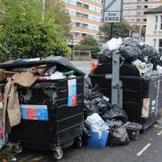 Caroline Lucas expressed anger at the state of recycling in Brighton and Hove