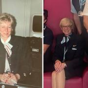 Janette Kelly started her job as an air stewardess in 1978