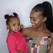 Baby Asiah and her mother Verphy Kudi