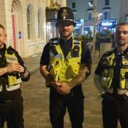 PC West responded to a shout out on the radio from the Night Safety Marshals in Brighton city centre
