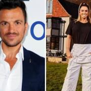 Peter Andre, left, and Katie Price, right, are said to be planning extravagant parties for their daughter, Princess