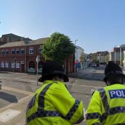 Police were called to a fight in Worthing where three men suffered stab wounds
