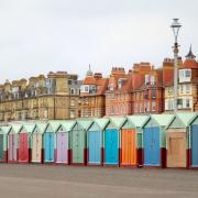 This great shot of the beach huts is today's picture of the day