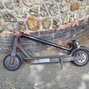 Residents have reacted after police seized an e-scooter from a reckless rider in Worthing