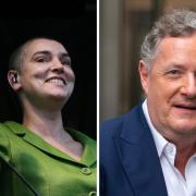Piers Morgan, right, has paid tribute to Sinéad O'Connor, left, following her death at 56