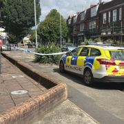 Sussex Police have closed Green Street in Eastbourne
