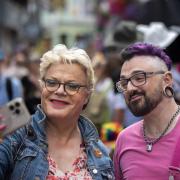 Eddie Izzard said her campaign to become the MP for Brighton Pavilion has had a 'positive' response and that she has met many people across the constituency