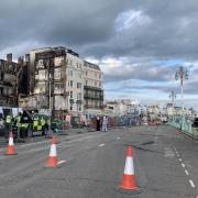 The westbound A259 in Brighton will reopen this evening