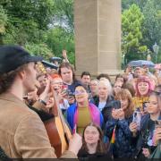 Hozier playing in Royal Pavilion Gardens