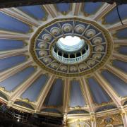 The new ceiling in the Hippodrome