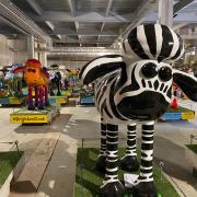 All of the Shaun the Sheep sculptures are on display at a final farewell event at the Brighton Centre